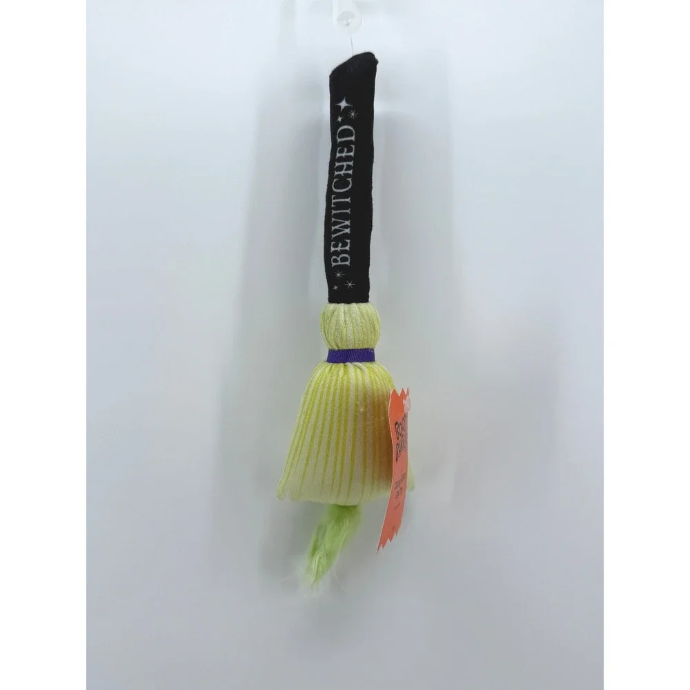 Hyde and EEK Halloween Bewitched Broomstick Cat Toy Catnip NWT